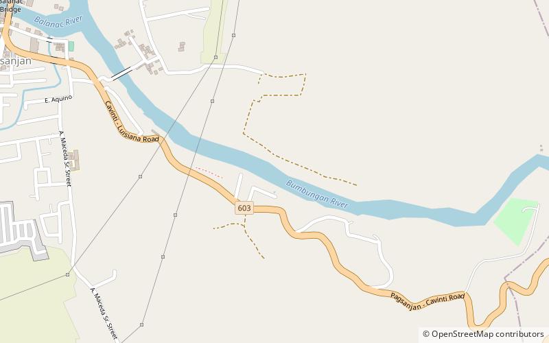 Bumbungan River location map
