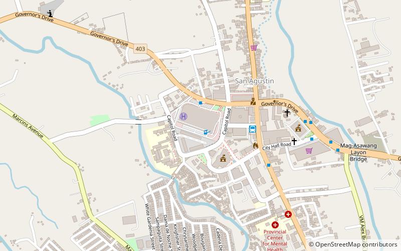 sm city trece martires location map