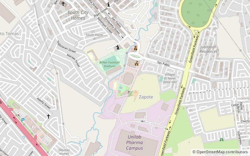 Alonte Sports Arena location map