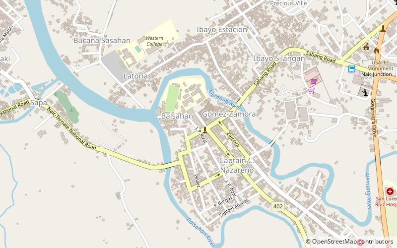 Naic Church location map
