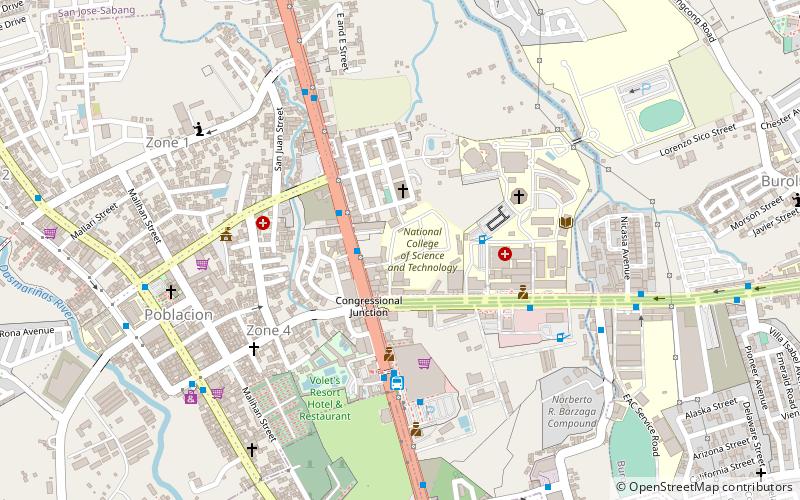 National College of Science and Technology location map