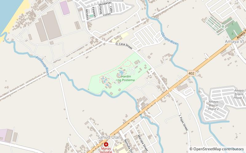 Hardin ng Postema Resort location map