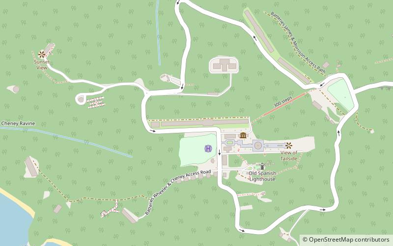 Topside Mile-Long Barracks location map