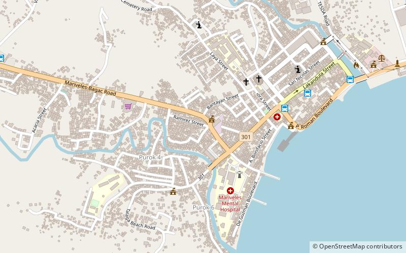 Bataan Export Processing Zone location map