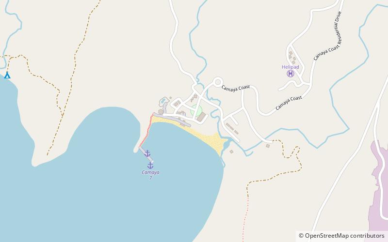 Camaya Coast location map