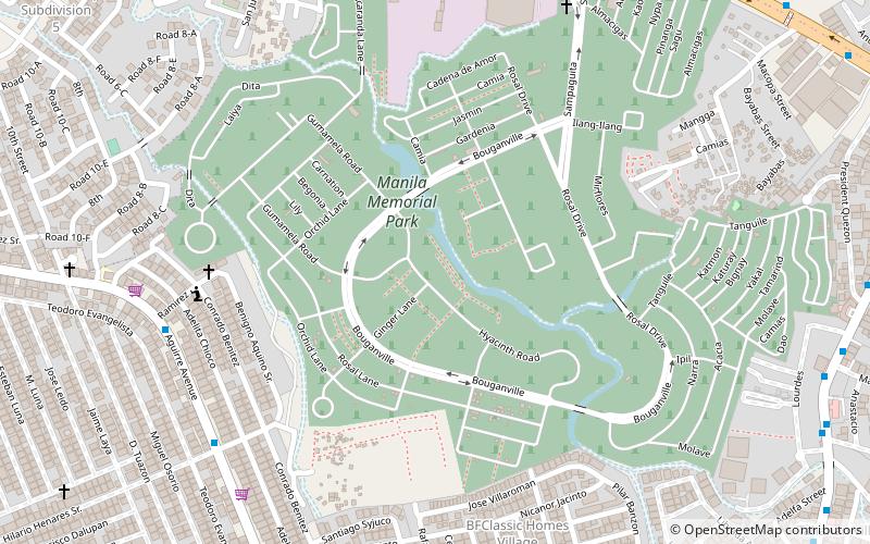 Manila Memorial Park – Sucat location map