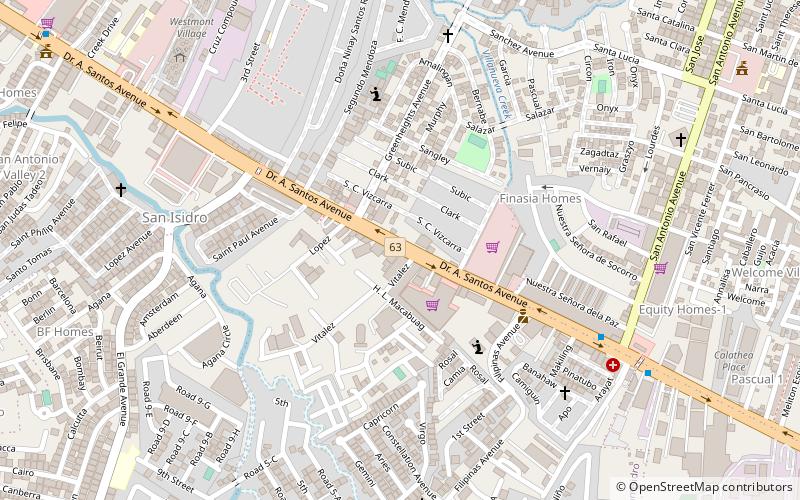 Dr. A. Santos Avenue location map