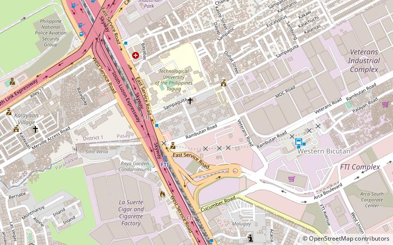 Fort Bonifacio Tenement location map