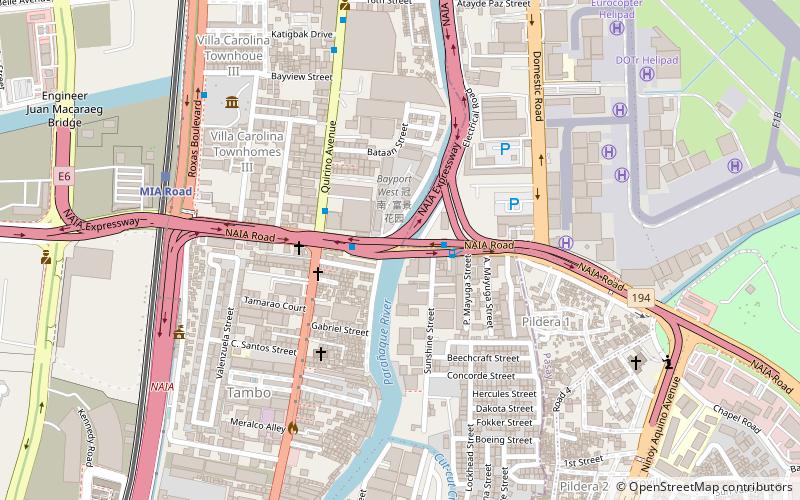 NAIA Road location map