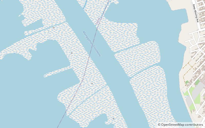 Manggahan Floodway location map