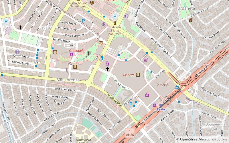 ayala center makati city location map
