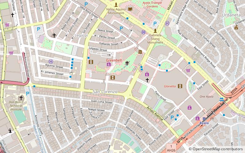 greenbelt 3 macati location map