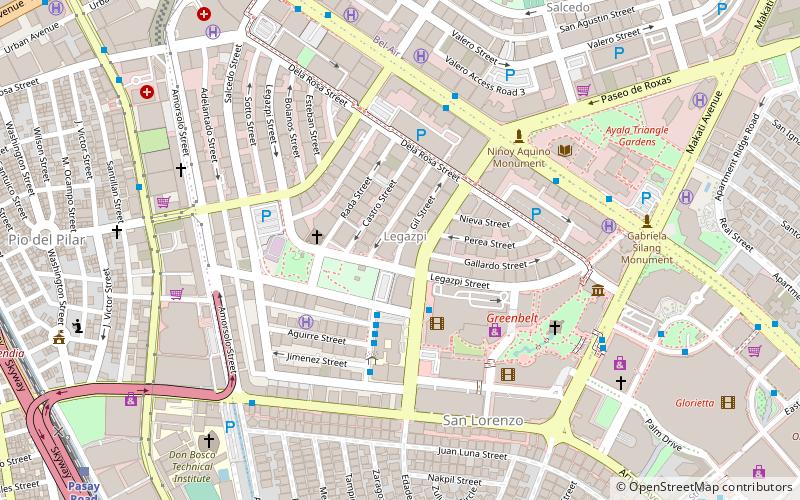 Paseo de Roxas location map
