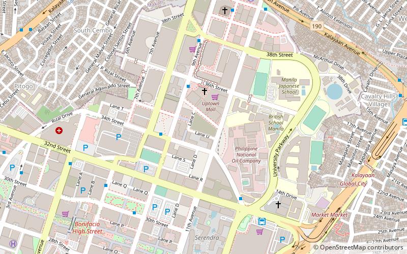 icone tower taguig location map