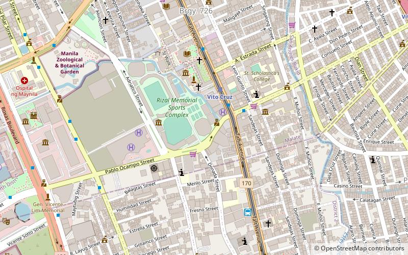 Rizal Memorial Coliseum location map