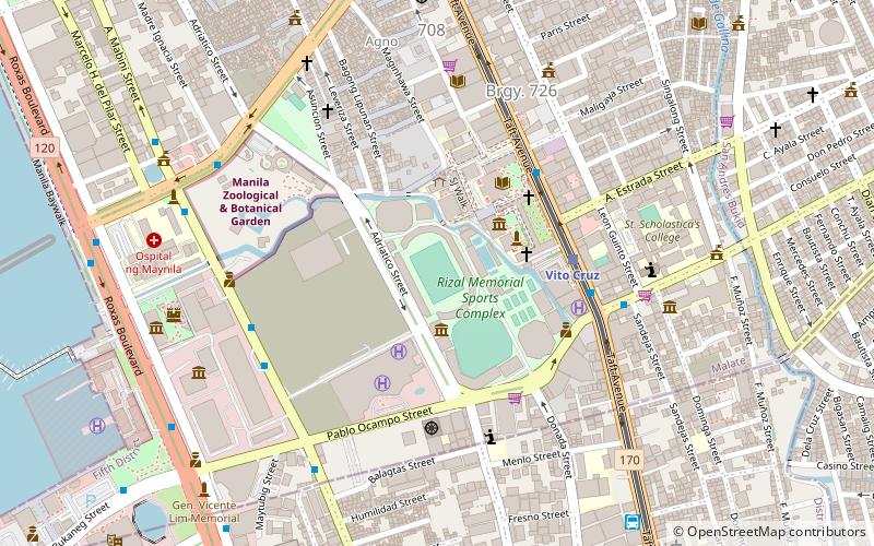 Estadio Conmemorativo Rizal location map