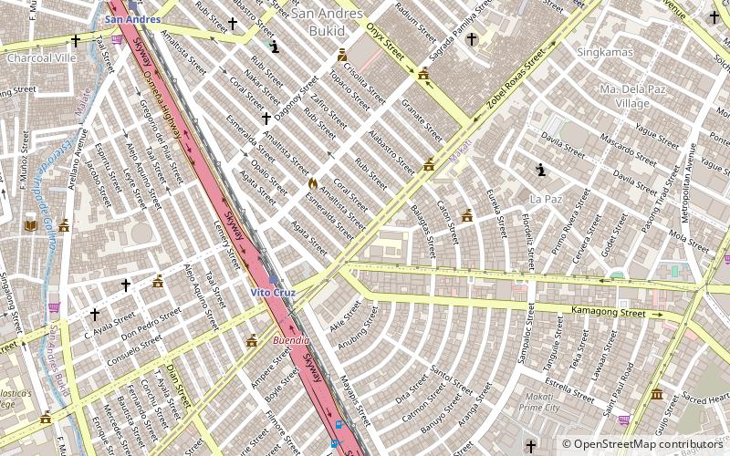 Zobel Roxas Street location map