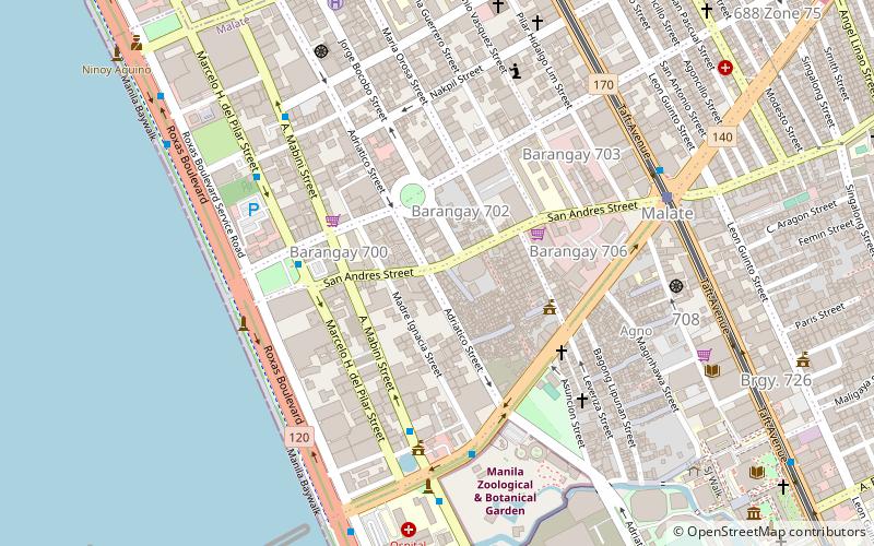 Adriatico Street location map