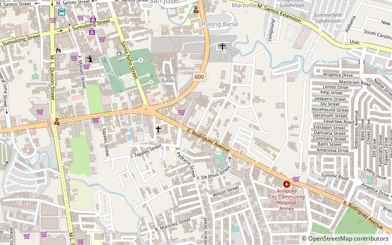 international christian college of manila antipolo location map