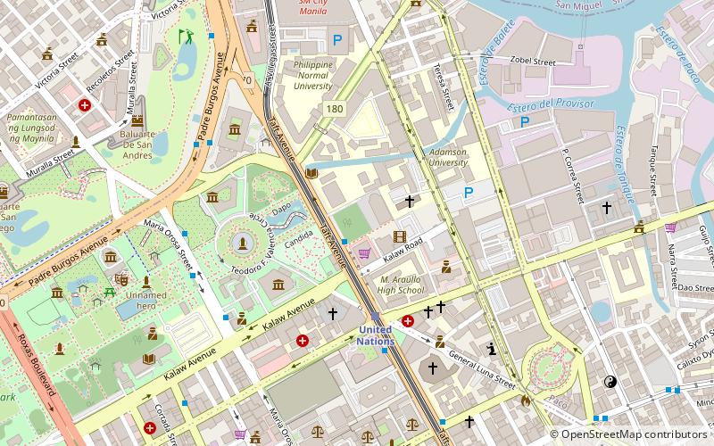 Torre de Manila location map