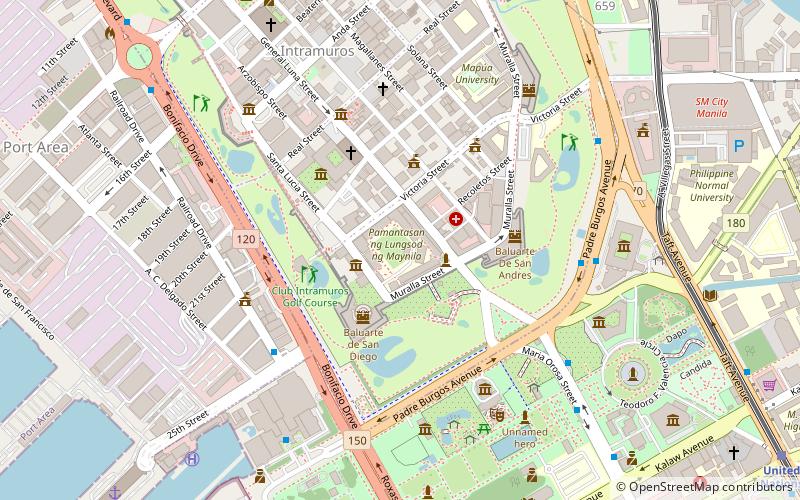 Université de la Ville de Manille location map