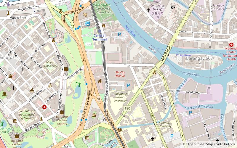 sm city manila location map