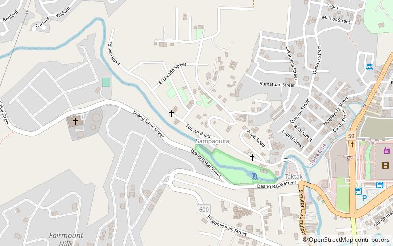 Hinulugang Taktak location map