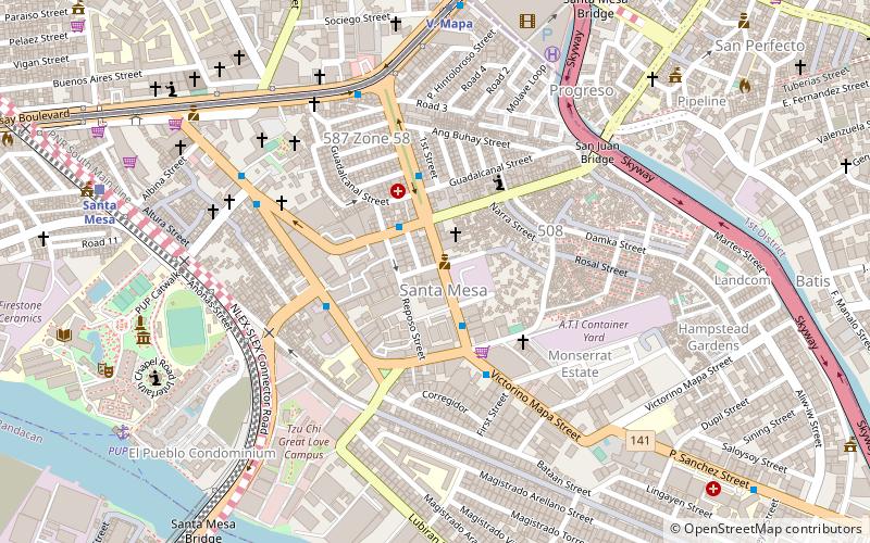 Victorino Mapa Street location map