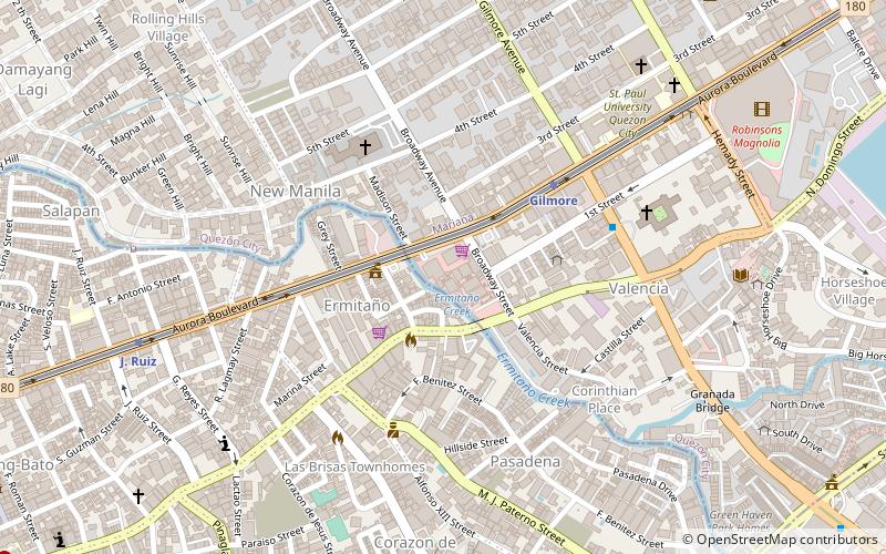 broadway centrum ciudad quezon location map