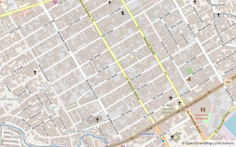 Gilmore Avenue location map