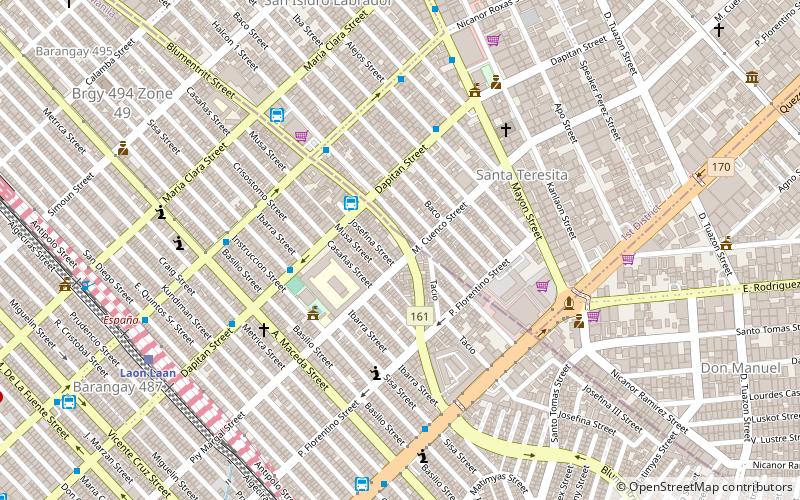 Blumentritt Road location map