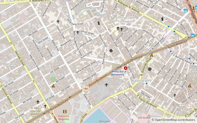 Betty Go-Belmonte Street location map