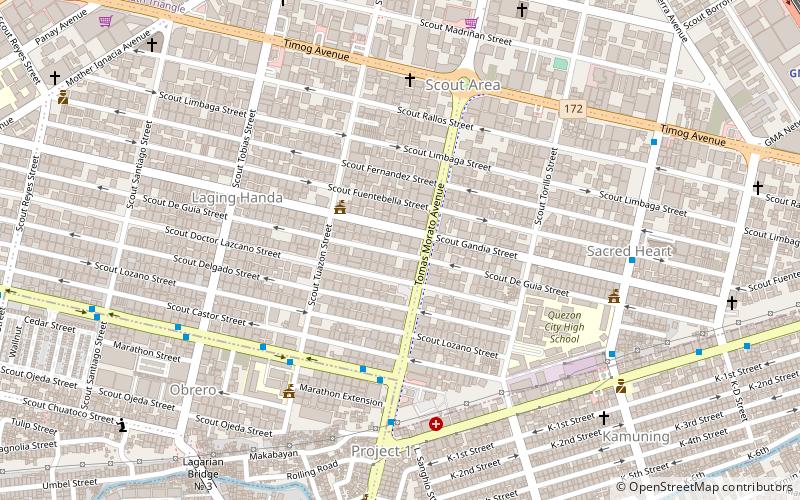 Tomas Morato Avenue location map
