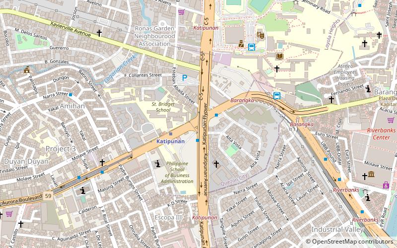 Katipunan Avenue location map