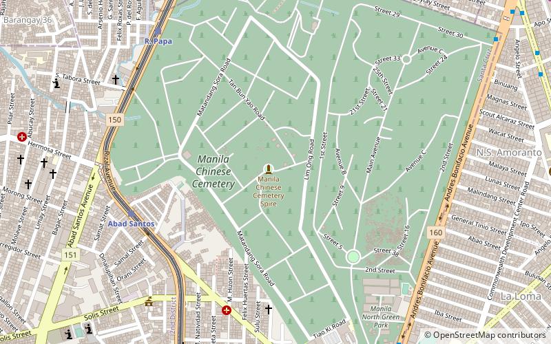 Cementerio chino de Manila location map