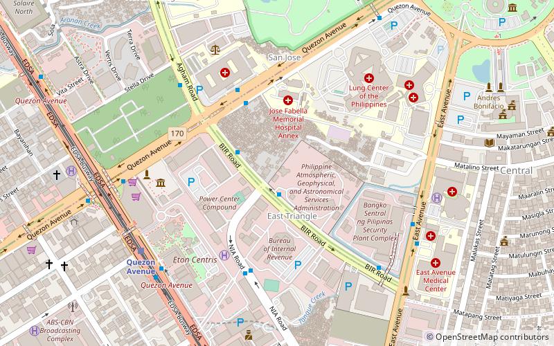 PAGASA Planetarium location map