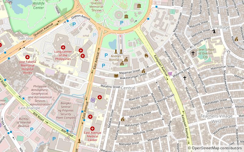 Quezon City Public Library location map