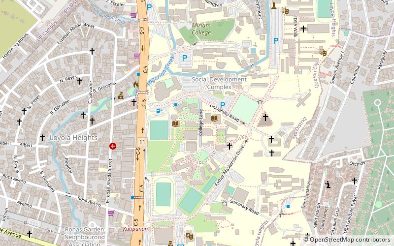 Ateneo Art Gallery location map