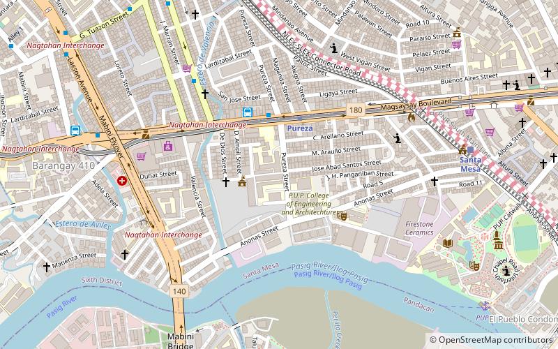Pureza Street location map