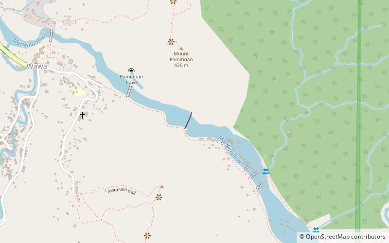 Wawa Dam location map