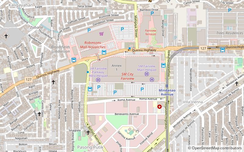 SM City Fairview location map