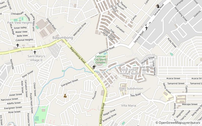 Caloocan Sports Complex location map