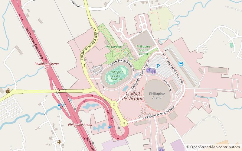 Philippine Sports Stadium location map