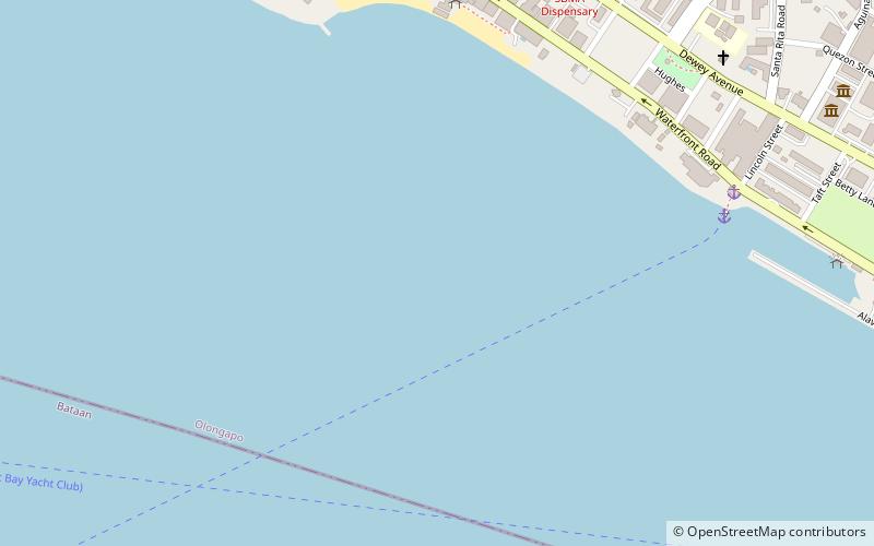 Subic Bay Freeport Zone location map