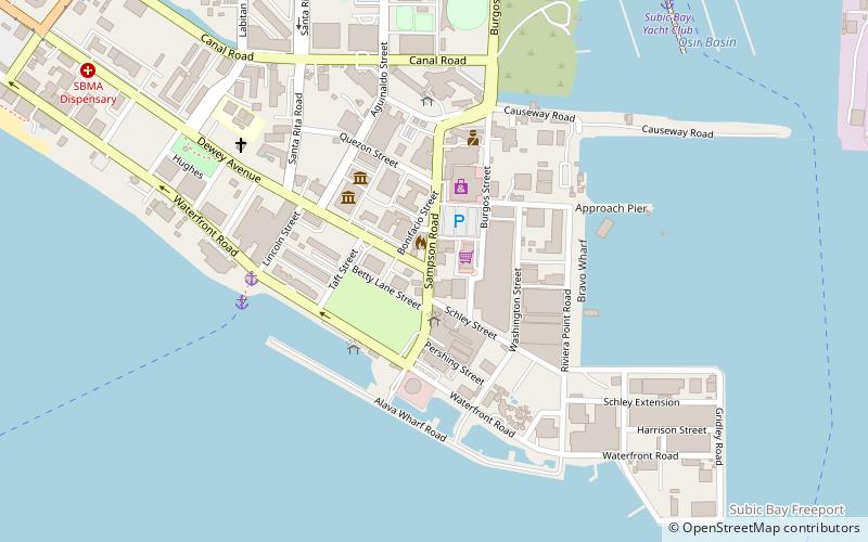 Spanish Gate location map