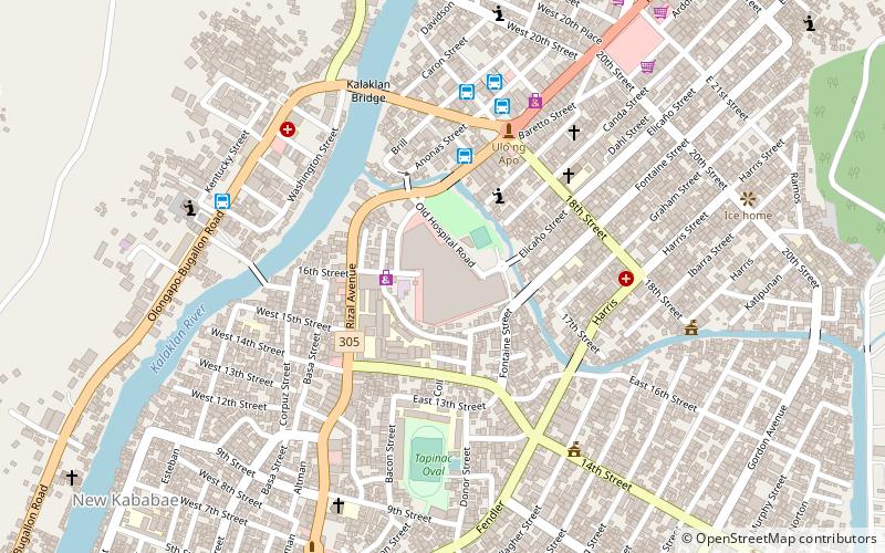 sm city olongapo central olongapo city location map