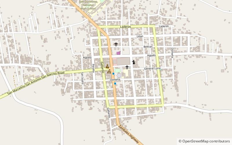 San Marcelino location map