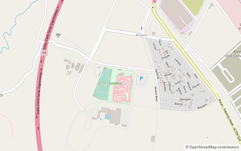 Pampanga International Circuit location map