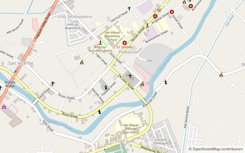 San Miguel Arcangel Church location map