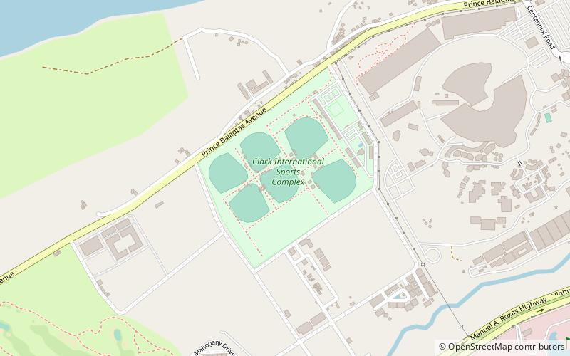 Clark International Sports Complex location map